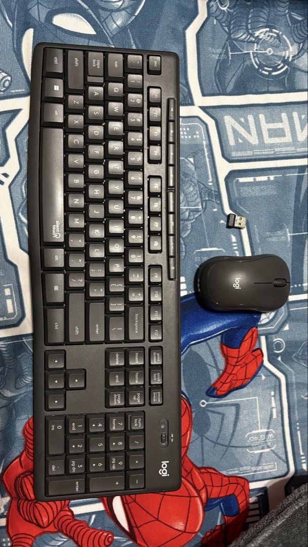 Logitech MK295 Silent Wireless Keyboard and Mouse Combo (Category: Computer Keyboard) located in San Fernando. Submitted by dmmq0800 (Listing ID 1468237675, Image 1). Description: -Silent touch keyboard and mouse -Dangle usb receiver -Use for office WFH setup only -Will pack with box if to ship -No issues Rfs: upgraded to Mech Keyboard Fs: 1,000Nego!.