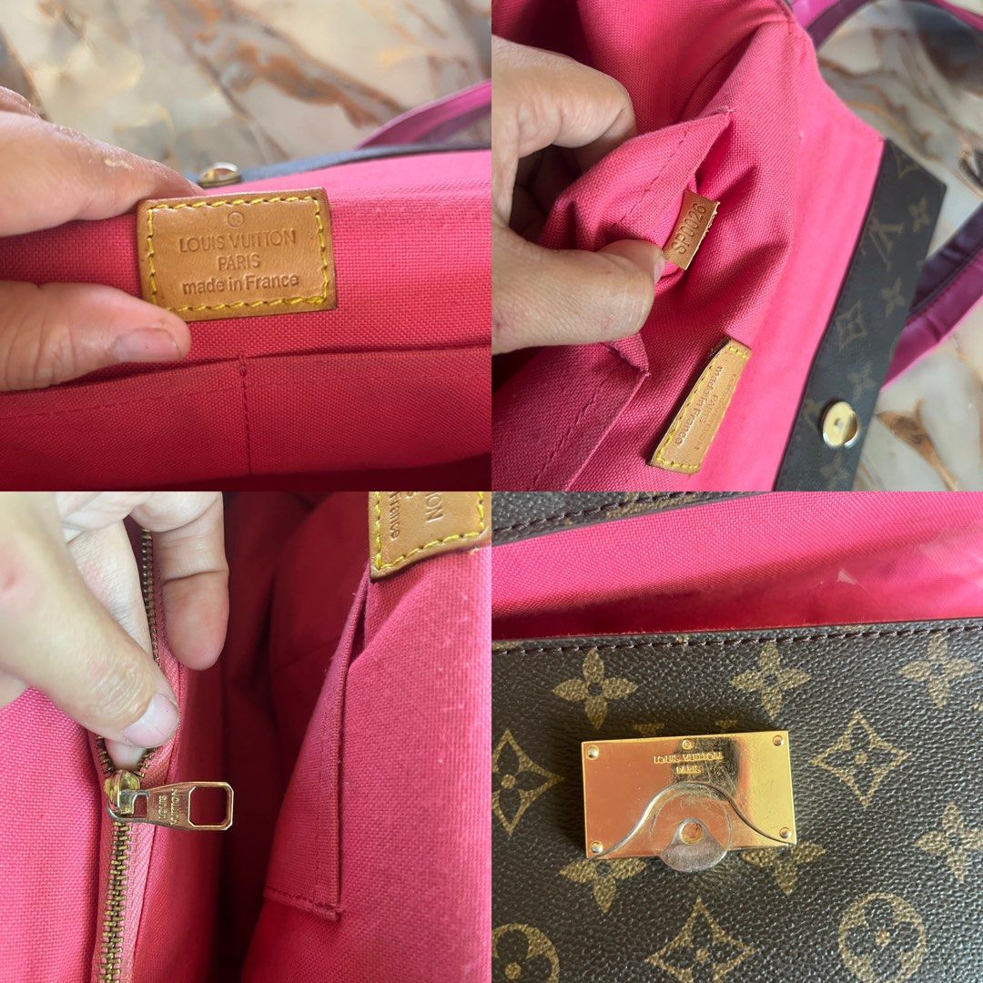 Louie Vuitton Sling Bag (Category: Cross-body Bags) located in Baloi. Submitted by yusra3024 (Listing ID 1468098343, Image 3). Description: Coded Excellent condition ang leather Intact rubber lining Malinis loob Isyu: nasa last 2 pic bale tinahe ulit ng nylon para kapit na kapit super di halata at matibay pa. Medium size Kasyanlong wallet.