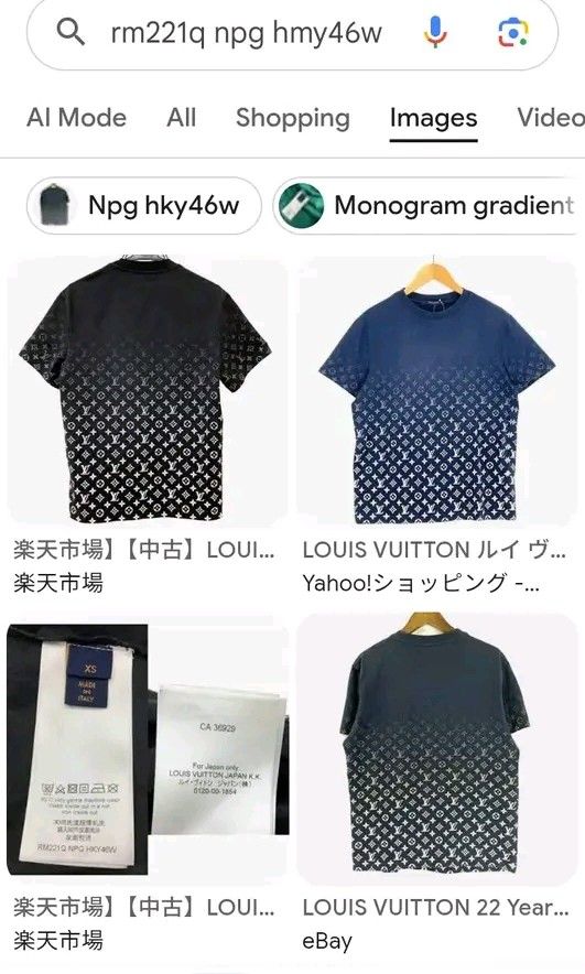 LOUIS VUITTON (Category: Tshirts & Polo Shirts ) located in Taguig. Submitted by clothingselection (Listing ID 1468081194, Image 1). Description: PTPA LOUIS VUITTON 23 X 29.5 EXCELLENT CONDITION NID WASH FRESH FROM BALE.