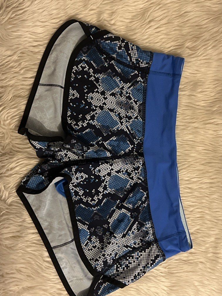 Lululemon blue snakeskin shorts (Category: Activewear) located in Pasig City. Submitted by sandace (Listing ID 1468187782, Image 1). Description: Authentic .