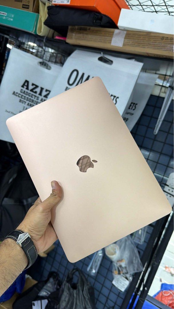 Macbook air m1 8gb 512ssd (Category: Laptops & Notebooks) located in Manila. Submitted by ayamindalano (Listing ID 1468261649, Image 2). Description: Macbook air m1 8gb ram 512ssd Rosegold No hidden issue except sa sticker mark Reset all you want Inclusion Charger Pouch Casing Can do meet up aroun manila Can do cop via lbc .