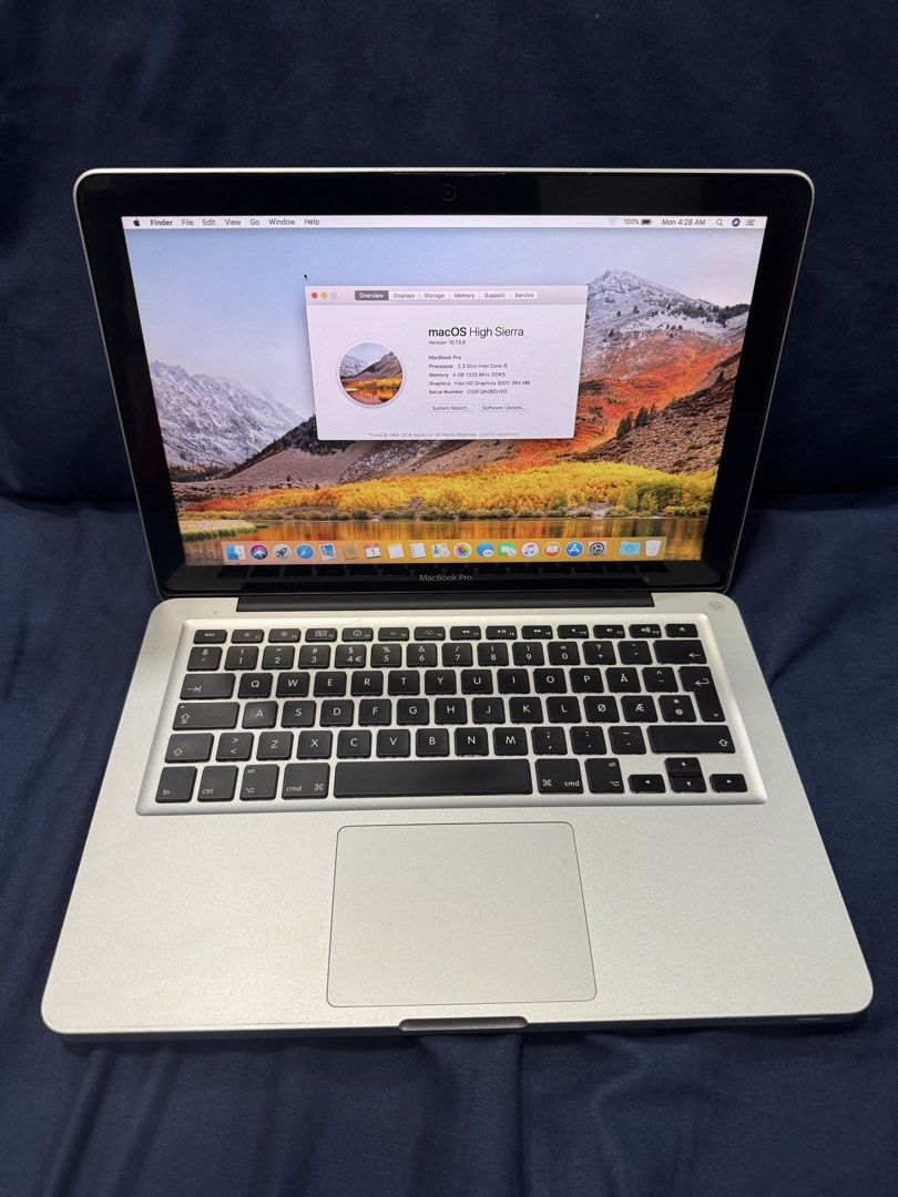 MacBook Pro 13-inch (Category: Laptops & Notebooks) located in Marikina City. Submitted by jmgtz (Listing ID 1468119680, Image 1). Description: Macbook pro mid 2011 -Intel core i5 -4gb ram ( upgradable upto 16gb ) -500gb Hdd ( upgradable to ssd ) Issue keyboard letter “A” and “N” hindi mapindot. Includes charger Meet ups only around marikina area, cubao and antipolo masinag.