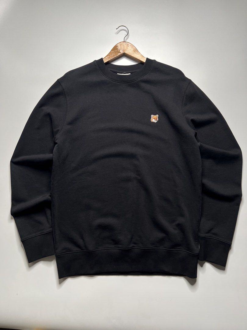 MAISON KITSUNE CREWNECK SWEATER (Category: Coats, Jackets and Outerwear) located in Cebu City. Submitted by generics_dept (Listing ID 1468196013, Image 1). Description: Width: 22 Length: 29 Good as new Flawless 9.9/10 Parang brand new lang naka save kapa sa shipping from abroad.