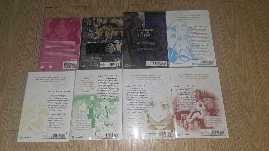 Manga For Sale (Category: Comics & Manga) located in Marikina City. Submitted by Day1ne (Listing ID 1468192810, Image 3). Description: RFS: Decluttering/ Not planning to collect the series anymore. > Wistoria: Wand and Sword Vol 8-12 - 550 each/ 2.6k set > Gachiakuta Vol 10 > Kaijin Fugeki: Kindred Spirits Vol 4 > The Mortifying Ordeal of Being in Love Vol 1 - 450 each.