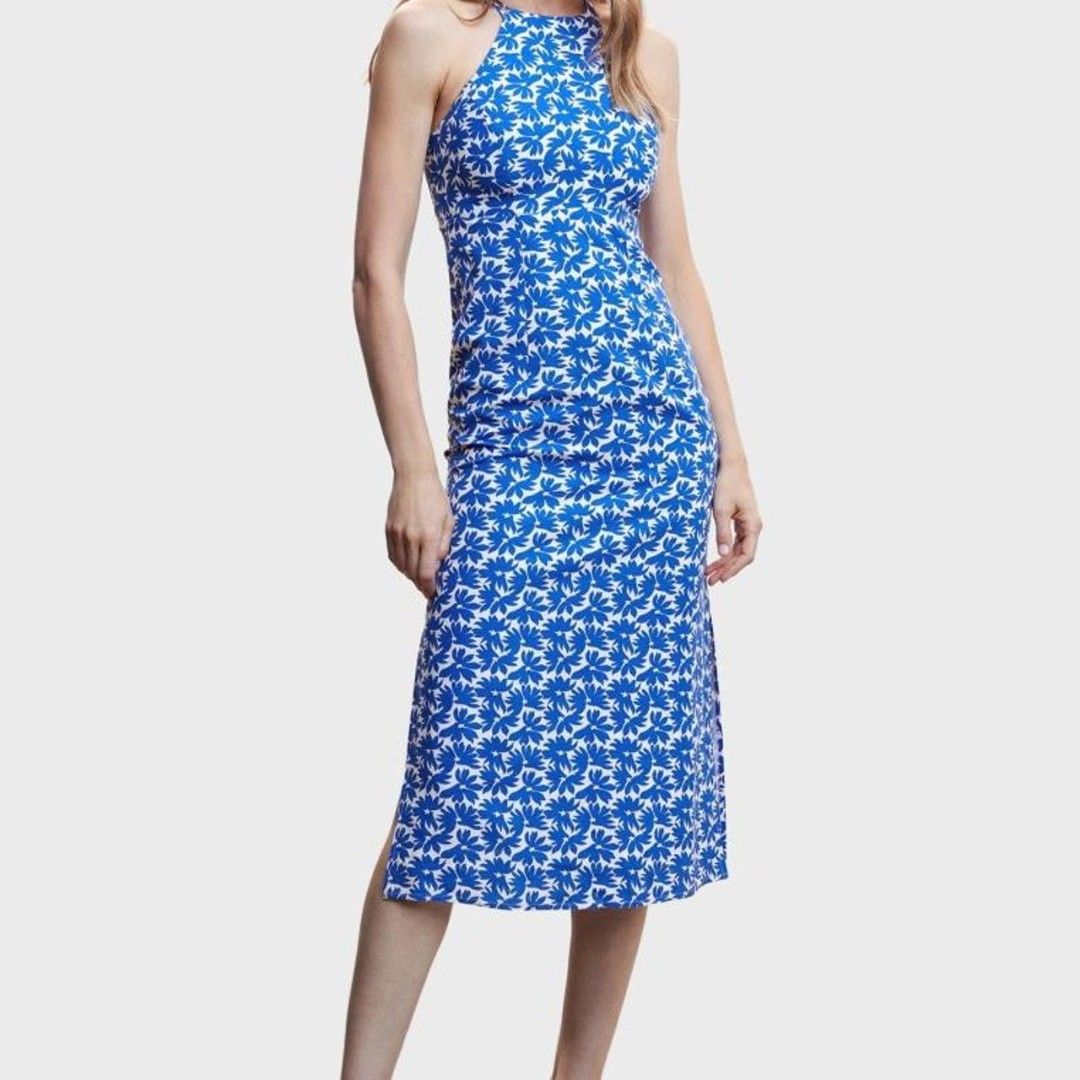 Mango Printed Dress (Category: Dresses) located in Pasay City. Submitted by castoff.clothing (Listing ID 1468116361, Image 3). Description: Printed halter dress BRAND:Mango SIZE: medium IN VERY GOOD CONDITION ❤️.