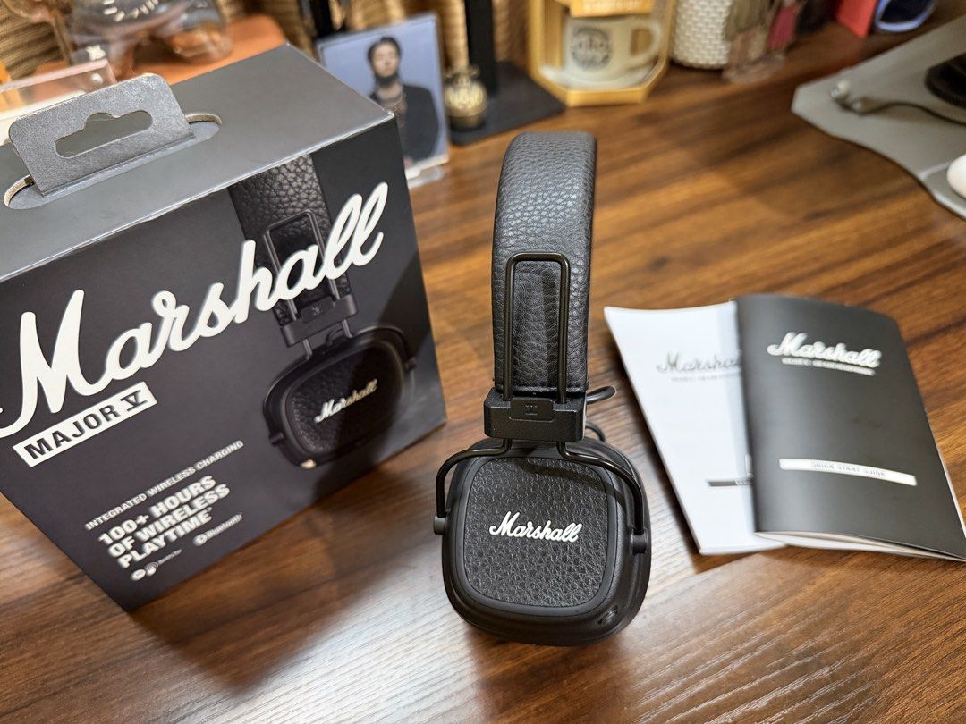 Marshall Major V On-Ear Wireless Headphones (Category: Headphones & Headsets) located in Cebu City. Submitted by thelittlefindscbu (Listing ID 1468276481, Image 1). Description: 🎧 FOR SALE: MARSHALL MAJOR V BLUETOOTH ON-EAR HEADPHONES 🖤 Original 💯 Bought from Amazon around P8,1k that time Current price now in Marshall Official Store is 7,990 IN EXCELLENT CONDITION, not abused because extra headphoes only. FEMALE USER who takes care of her thin