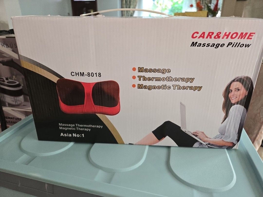 Massage pillow (Category: Massage Devices) located in Makati City. Submitted by melissa12345 (Listing ID 1468061973, Image 1). Description: Brandnew item sealed item 👉Read me 1st 📍Brand new 💯 📍Items on hand ❌ No COD 🏦 MOP bpi/bdo/GCash/maya 📍No return no exchange 📍Payment 1st before delivery 💰Cashless transaction at this moment. ,.