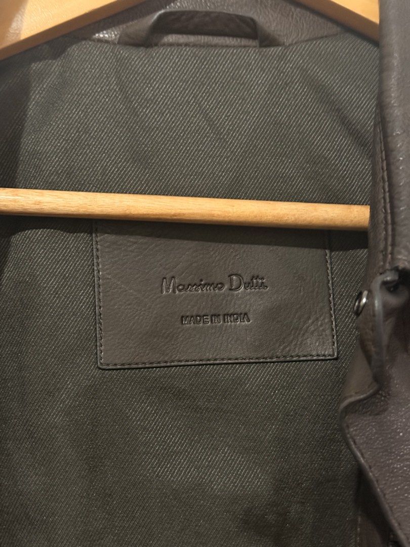 MASSIMO DUTTI — 100% ORIGINAL LEATHER (Category: Coats, Jackets and Outerwear) located in Quezon City. Submitted by boldfox-1c7f (Listing ID 1468190755, Image 3). Description: massimo dutti — personal jacket 22k original price, still with tag. selling for 17k, slightly negotiable. willing to send more pictures for authentication. preferrably meet up for sure buyers and for faster/safer transactions..