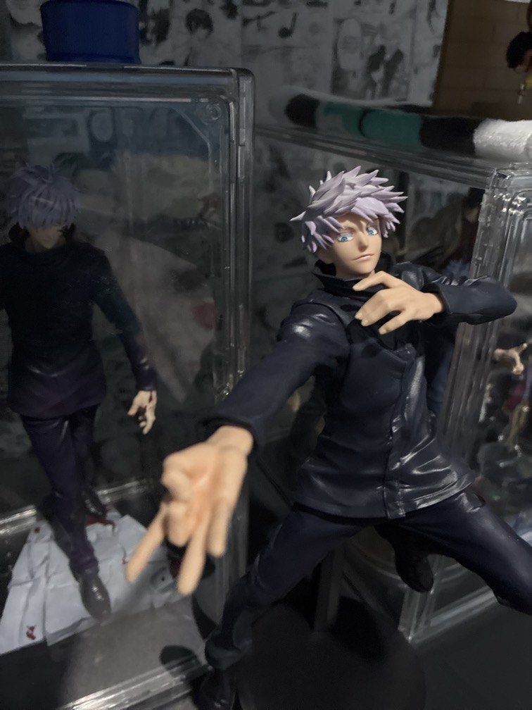 Maximatic Gojo Satoru Vol 1 Authentic (Category: Figurines & Statues) located in Llanera. Submitted by sellerfanfic (Listing ID 1468131306, Image 3). Description: theres a bit of paint chip in the face overall its good bib condition authentic with freebies.