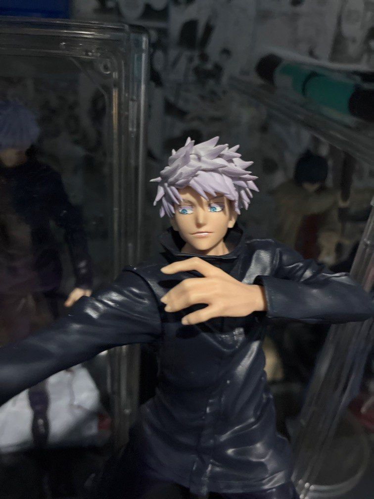 Maximatic Gojo Satoru Vol 1 Authentic (Category: Figurines & Statues) located in Llanera. Submitted by sellerfanfic (Listing ID 1468131306, Image 2). Description: theres a bit of paint chip in the face overall its good bib condition authentic with freebies.