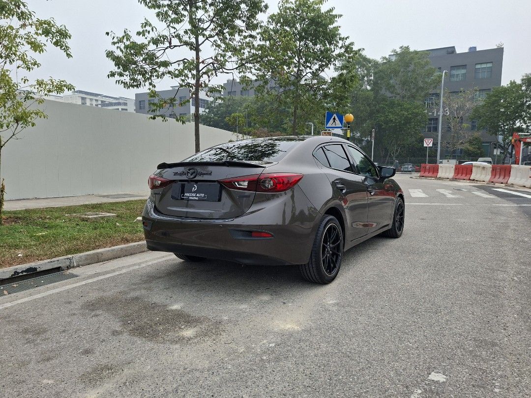 Mazda 3 Sedan 1.5A Deluxe Sunroof Auto (Category: Used Cars) located in Singapore. Submitted by preciseauto (Listing ID 1468093046, Image 3). Description: 🔥🔥BOSS SAY ALL MUST GO CLEARANCE SALE🔥🔥 🚨CHEAPEST CARS IN THE MARKET🚨 🚘$500 DRIVEAWAY🚘 🏦LOWEST INTEREST FROM 1.48%🏦 🟢1 YEAR WARRANTY🟢 🔧FREE 1 YEAR SERVICING🔧 🏬 Vehicle 120 Points INSPECTION CHECK By In House Workshop BEFORE we put them for SALE 🚕 PHV Drivers Welcomed 🔁 High Tra