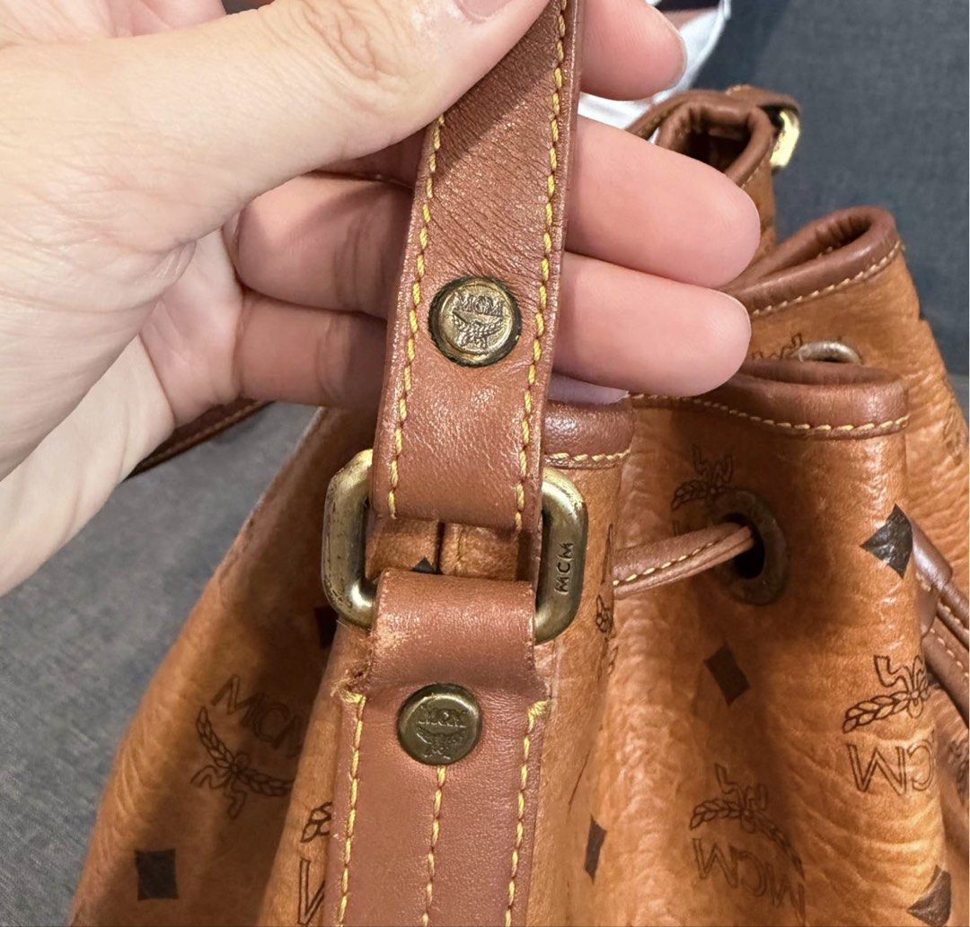 Mcm bucket bag medium (Category: Luxury Bags & Wallets) located in Carcar. Submitted by joan.guanzon (Listing ID 1468258834, Image 2). Description: in medium size good as new.
