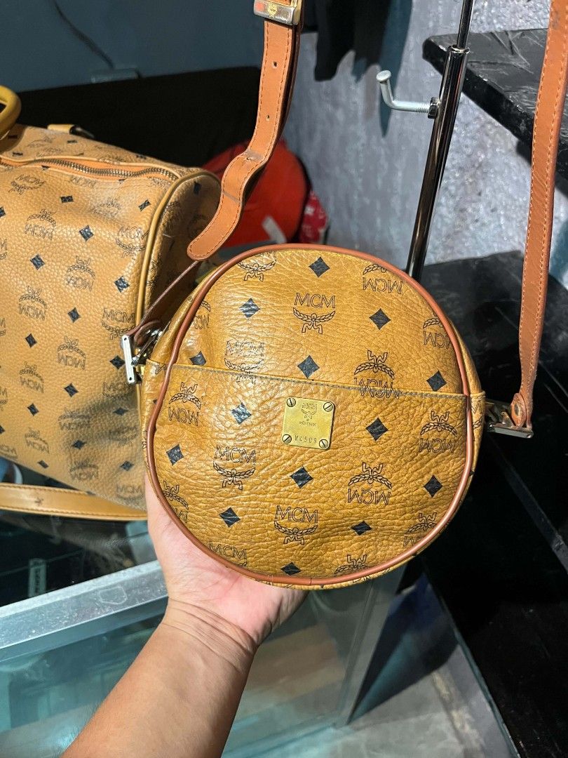 MCM monogram slingbag (Category: Purses & Pouches) located in San Fernando. Submitted by retro.district. (Listing ID 1468212623, Image 1). Description: - MCM Monogram sling bag - Condition: Excellent (Rank B) - No major issue - Authentic.