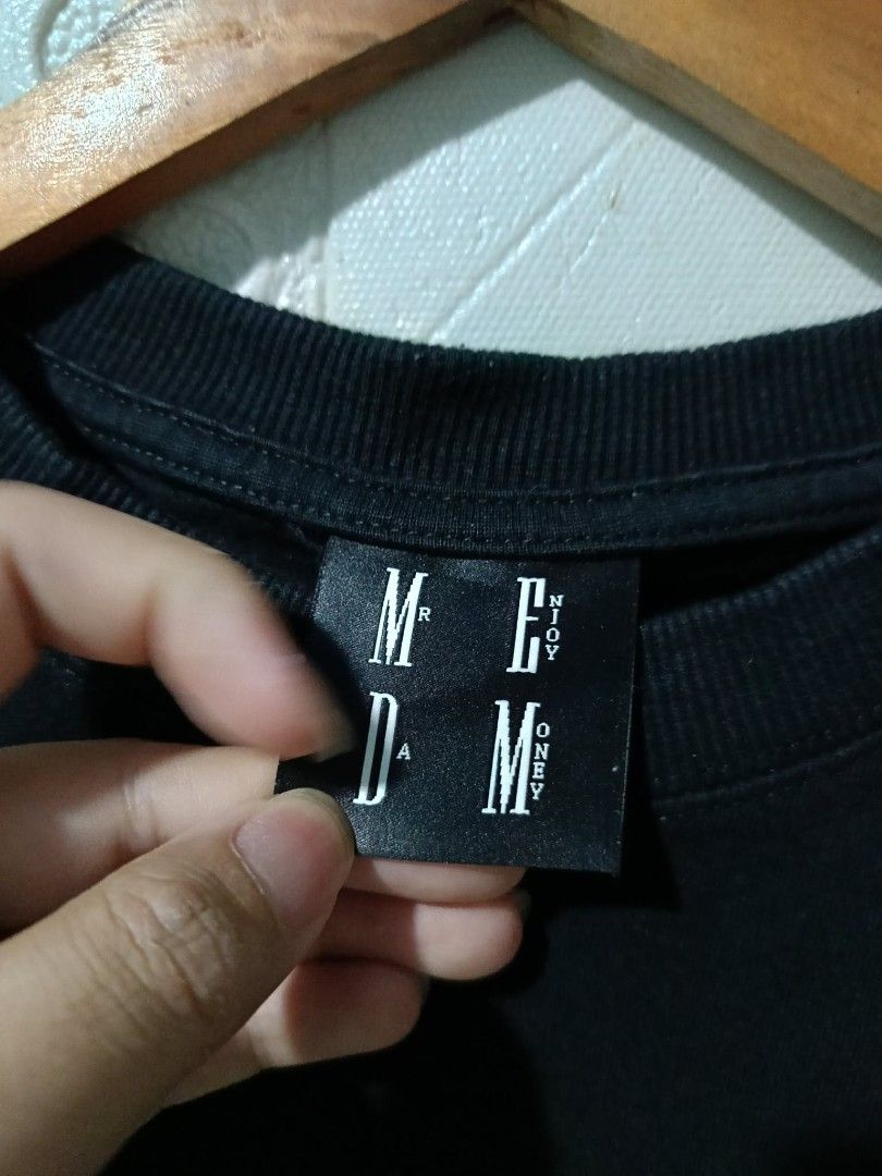 M.E.D.M / Mr. Enjoy Da Money Vertical Script (Category: Tshirts & Polo Shirts ) located in Quezon City. Submitted by freshfitsbyja (Listing ID 1468140150, Image 2). Description: M.E.D.M / Mr. Enjoy Da Money Vertical Script Size: Large on Tag Dimes: 24.5W x 28L Color rate: 10/10 Condition: Excellent.
