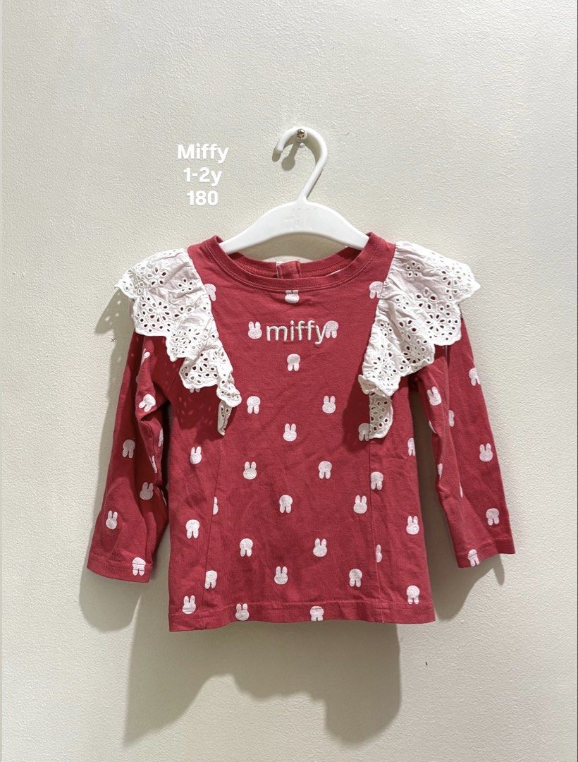Miffy Top (Category: Babies & Kids Fashion) located in San Juan City. Submitted by reloved.ph3 (Listing ID 1468100413, Image 1). Description: .