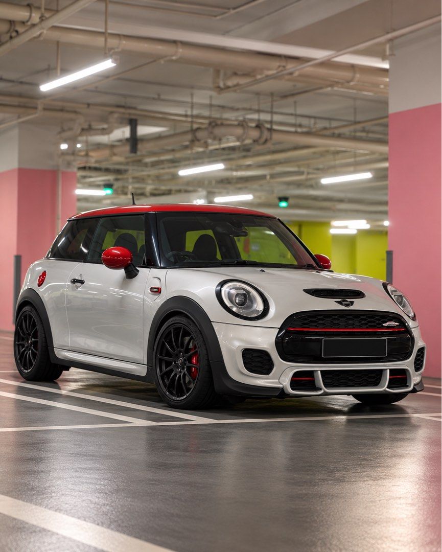 MINI John Cooper Works 2.0 3-Door (A) (Category: Used Cars) located in Singapore. Submitted by itsgottabeme (Listing ID 1468239457, Image 1). Description: MINI John Cooper Works finished in Silver with Red Roof. Tastefully set up with Team Dynamics wheels. Compact, quick and full of character, with a clean sporty stance that isn’t overdone. Car presents very well and is ideal as both a daily drive and weekend car. Viewing welcome for genuinely in