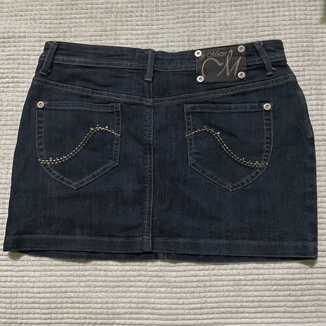 MINI SKIRT (Category: Skirts) located in San Quintin. Submitted by polasolah (Listing ID 1468084131, Image 3). Description: 🍄￼MINI DENIM SKIRT￼🍄 get all for 350₱ Skirt1: waist 33 inch, 12 inch long Skirt2: waist 32 - 33 inch, 12.8 inch long Skirt3: wasit 33 - 34 inch, 12 inch long MOD | J&T (69₱) DM FOR TRANSACTION.