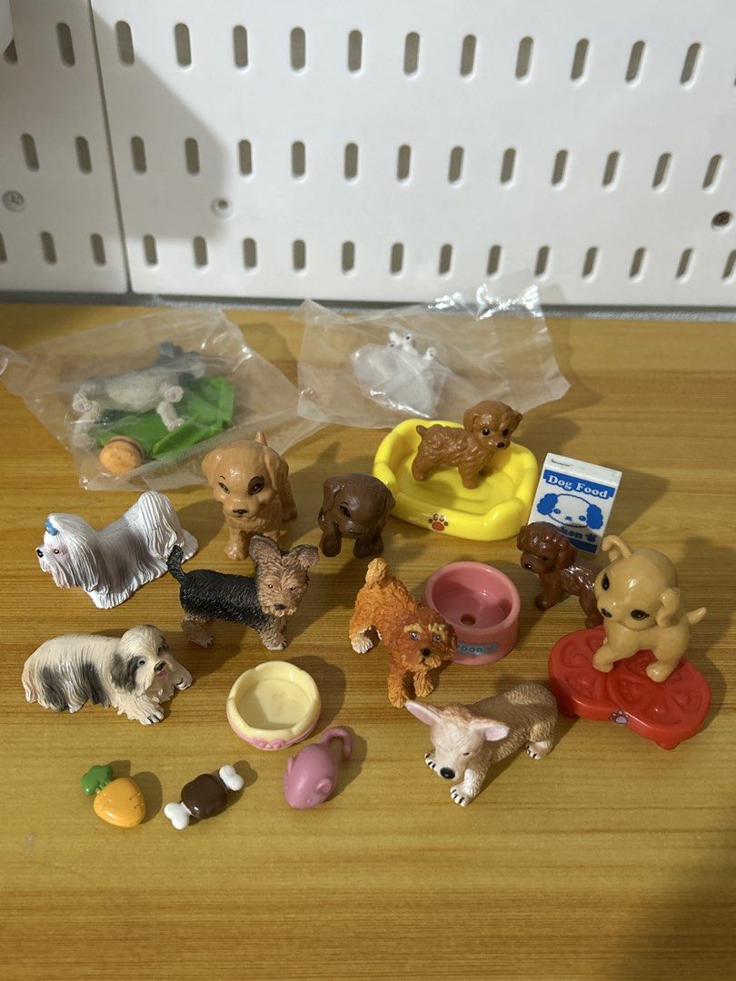 Miniature Dog Figurines Lot with Accessories (Category: Figurines & Statues) located in Pateros City. Submitted by cleanmycloset (Listing ID 1468202162, Image 1). Description: Preloved, unless stated brandnew. All items are declared AS IS. Pls manage your expectations. Can do tiiktokk checkout, courier apps, or self pick up. Payment first thru cashg or bank transfer. Coin is used for size comparison. Follow me on toktikk @cleanmyclosetph .