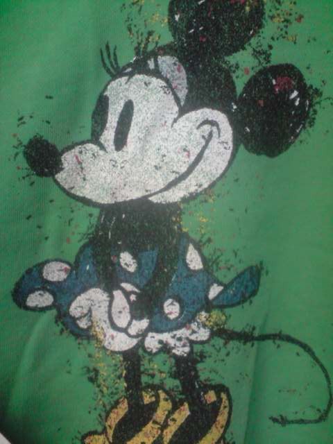MINNIE MOUSE GREEN SWEATER TOP (Category: Longsleeves) located in Marikina City. Submitted by minimalistmanila (Listing ID 1468085741, Image 3). Description: Imported Minnie Mouse green sweater. Fits medium. Can be off shoulder for that sexy style. Never worn. Order now! .