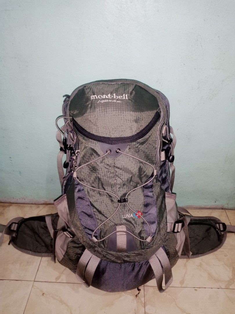 Montbell light&fast.luna 28 hiking backpack. (Category: Hiking & Camping) located in Dasmarinas. Submitted by francoprancisco (Listing ID 1468127018, Image 1). Description: Montbell light&Fast.Luna 28 hiking backpack. 28 Lts. multi pockets. lighweight. with rain cover excellent cond. makinis inside and out. not sticky yung loob. 1,750 plus sfee cavite loc..