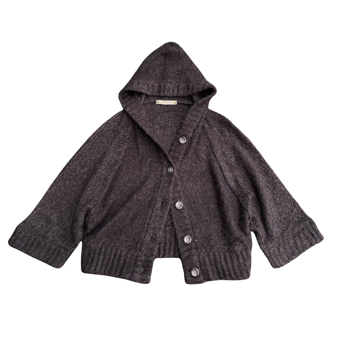MORI KEI DARK BROWN PONCHO (Category: Coats, Jackets and Outerwear) located in Baguio. Submitted by claie.bg (Listing ID 1468206751, Image 1). Description: ⊹ MORI KEI DARK BROWN PONCHO ⊹ ᰔ cutieee! with sleeves siya ᰔ perf for mori kei fits! DEETS: length- 24 inches washed and ready to wear!.