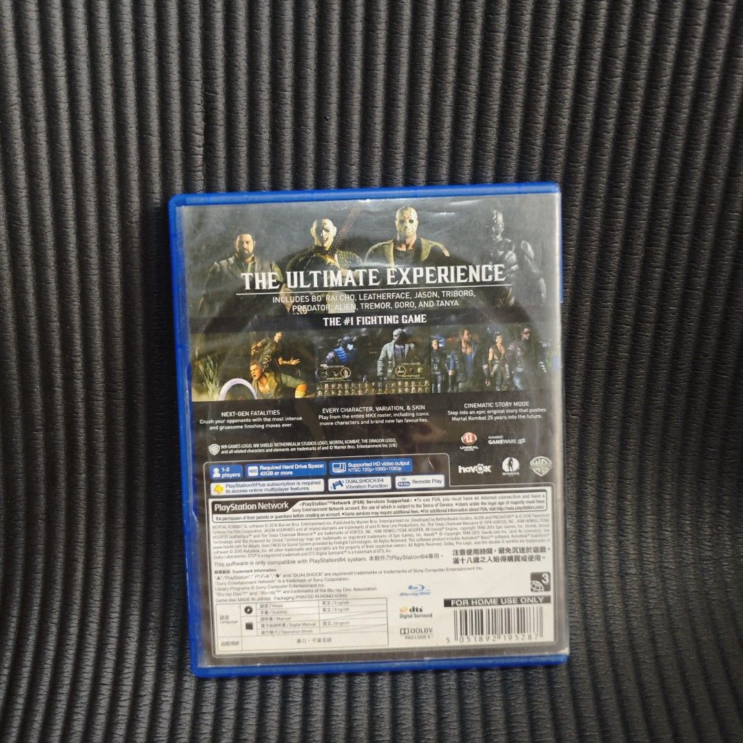 Mortal Kombat XL PS4 Game (R3) (Category: PlayStation) located in Quezon City. Submitted by shopme_gadget30 (Listing ID 1468127467, Image 2). Description: kindly read the details first for sale fixed price good condition tested and working with Case and disc game compatible to ps4 /ps5 console R3 Region qc area meet up: sm north shipping fee must shoulder by the buyer via lalamove or grab payment: bdo/gcash happy gaming everyone.