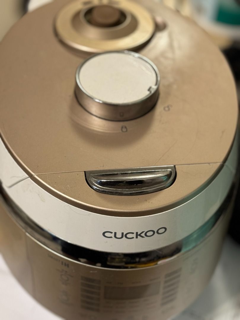 Moving Sale: Cuckoo CRP-EHSS031FWHK IH Electric Pressure Rice Cooker ...