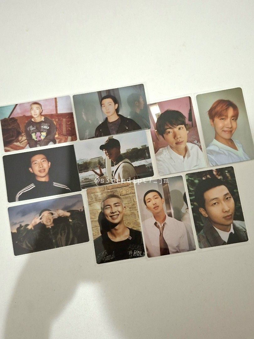 NAMJOON RM RPWP PHOTOCARDS SET (Category: K-Wave Merchandise) located in Cebu City. Submitted by mimicart_13 (Listing ID 1468237949, Image 1). Description: ꣑ৎ wts bts lfb ph! ╰┈➤ namjoon rm rpwp photocards set 💸 ₱1150 set + pf + sf — onhand, x sensi — payo — dm to claim.