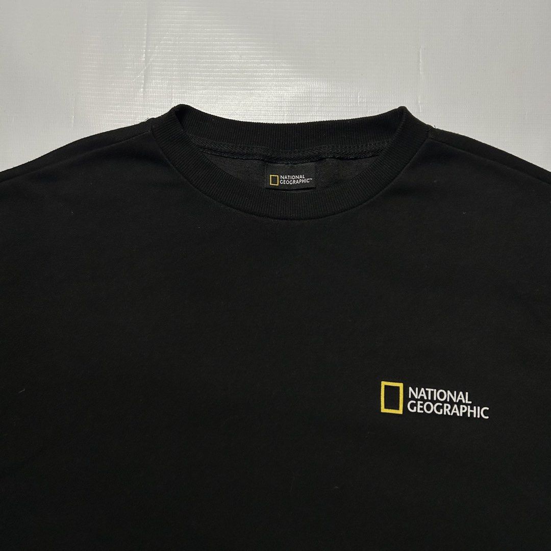 National Geographic Crewneck (Category: Tshirts & Polo Shirts ) located in Antipolo. Submitted by wvyfrnds (Listing ID 1468219103, Image 2). Description: National Geographic Crewneck Size: XL Color: Black Dimensions (Inches): Length: 28 Width: 26 Color Rate: 9/10 Issues - NONE 395 PLUS SF.