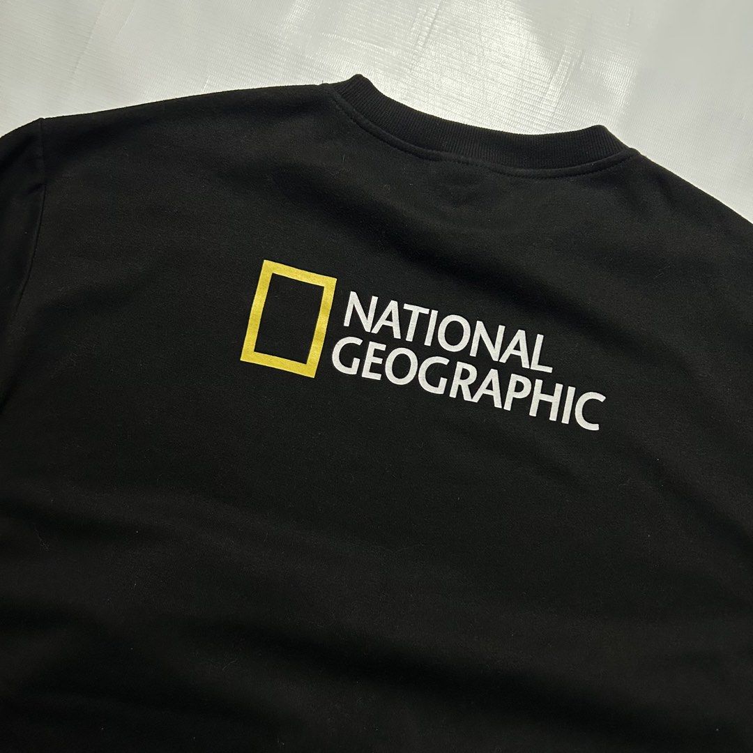 National Geographic Crewneck (Category: Tshirts & Polo Shirts ) located in Antipolo. Submitted by wvyfrnds (Listing ID 1468219103, Image 3). Description: National Geographic Crewneck Size: XL Color: Black Dimensions (Inches): Length: 28 Width: 26 Color Rate: 9/10 Issues - NONE 395 PLUS SF.