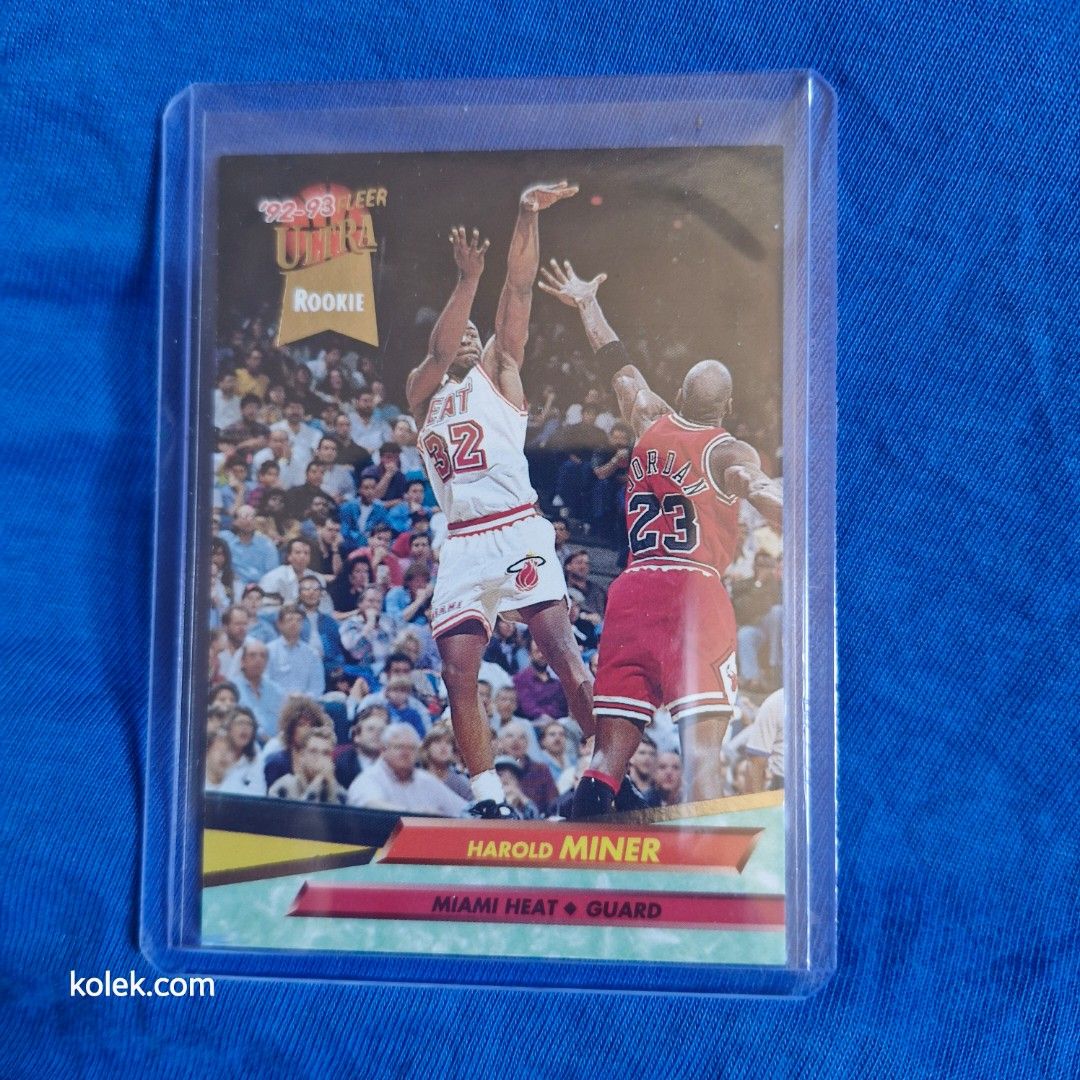 NBA Card Harold Miner with Michael Jordan (Category: Vintage Collectibles) located in San Pedro. Submitted by .kolek.com (Listing ID 1468085958, Image 3). Description: NBA Card (Raw) Good Condition Clean card Sharp edges Smooth Surface What U see is What U Get Sa nakaka appreciate lang MoP: Gcash J&T Courier Pickup or Book any Rider Buyer's book and expense Loc: San Pedro, Laguna 📣WBox 0.2kg.