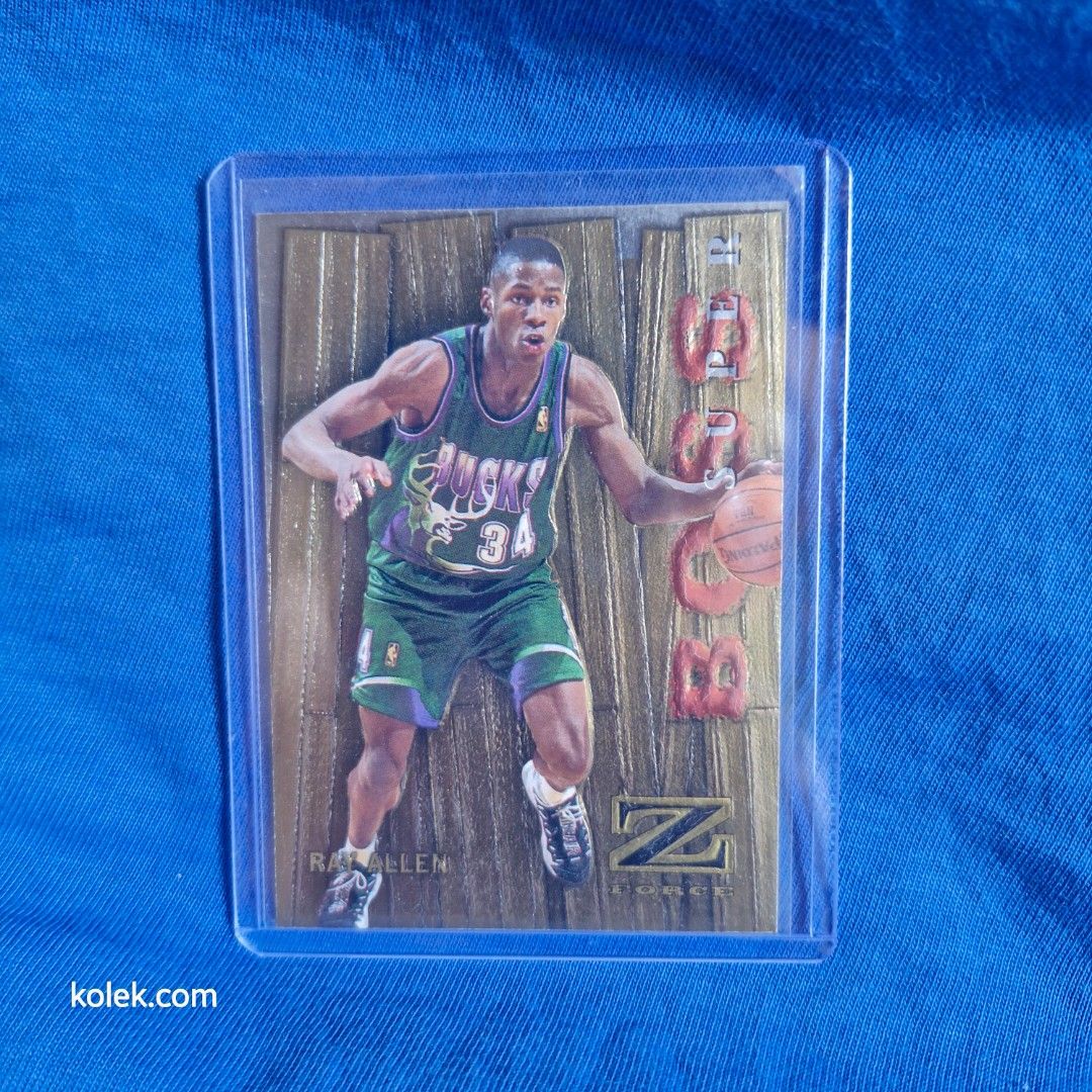 NBA Card Ray Allen (Category: Vintage Collectibles) located in San Pedro. Submitted by .kolek.com (Listing ID 1468086870, Image 1). Description: NBA Card (Raw) Good Condition Clean card Sharp edges Smooth Surface What U see is What U Get Sa nakaka appreciate lang MoP: Gcash J&T Courier Pickup or Book any Rider Buyer's book and expense Loc: San Pedro, Laguna 📣WBox 0.2kg.