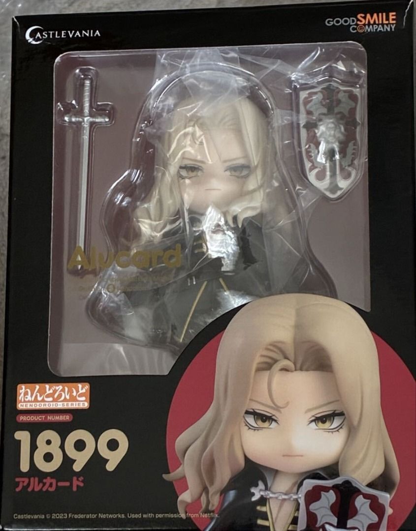 Nendoroid No. 1899 Alucard (Category: Figurines & Statues) located in Caloocan City. Submitted by letao_shopping_ph (Listing ID 1468113467, Image 1). Description: **For International Buyers** We have successfully shipped to many international buyers and proxy services, such as Buyee and Doorzo. All items are 100% authentic and sourced directly from official Japanese retailers. **Nendoroid No. 1899 CASTLEVANIA – Alucard** This item has been opened