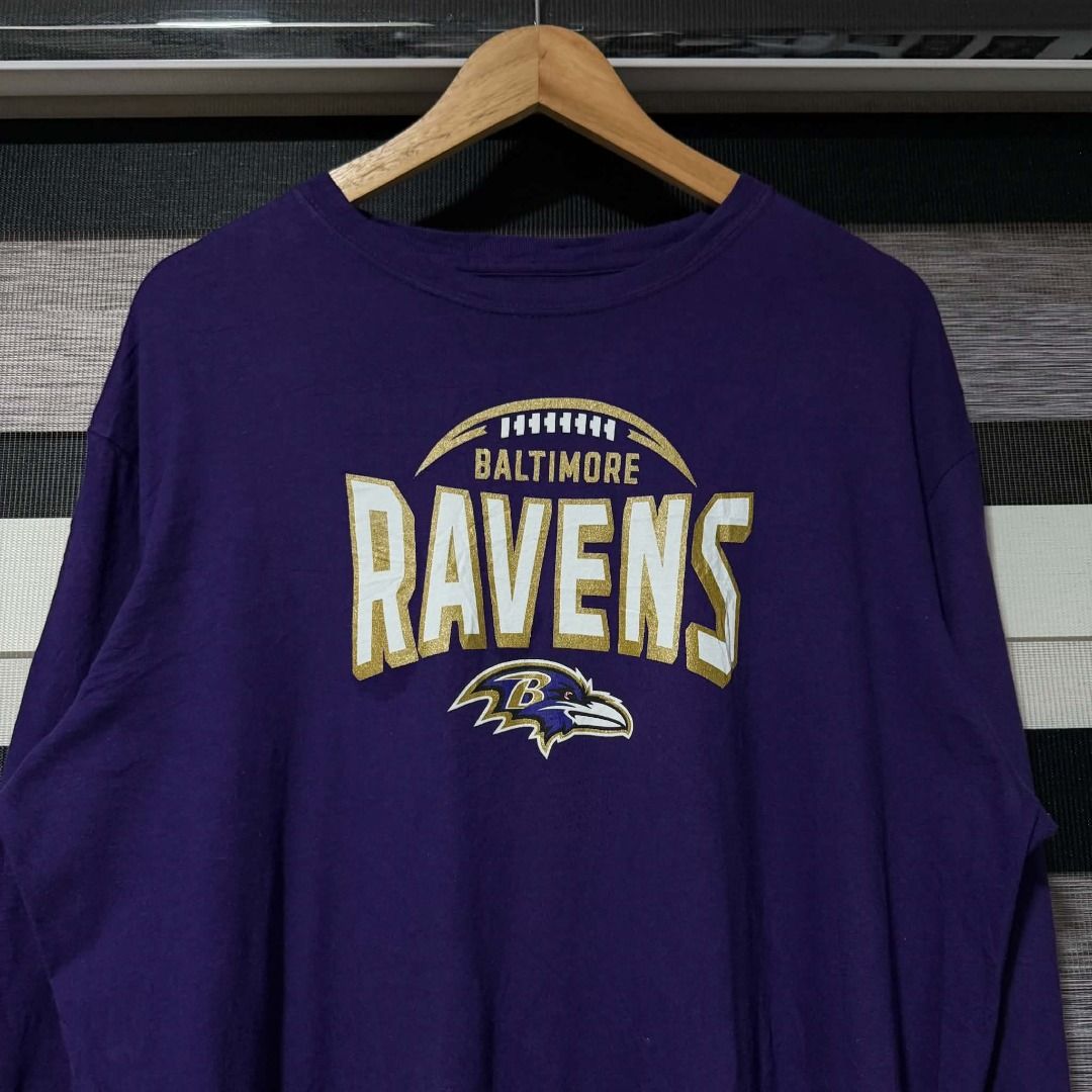 NFL Baltimore Ravens Longsleeves (Category: Tshirts & Polo Shirts ) located in Muntinlupa City. Submitted by the1770vtg (Listing ID 1468248807, Image 2). Description: NFL Baltimore Ravens Longsleeves Size: XL Dimes: width 22 | length 28 Rate: Excellent condition 550PHP + shipping fee.