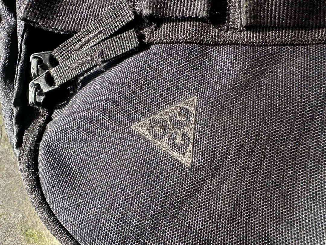 Nike ACG Backpack (Category: Backpacks) located in Tanza. Submitted by sekaarnda (Listing ID 1468073004, Image 3). Description: Modern Nike ACG backpack Cordura Fabric material Multiple compartments, buckles for chest and waist support, perfect for hiking and daily use All zippers working and pullers are complete Price only shipping fee not included Direct message for inquiries.