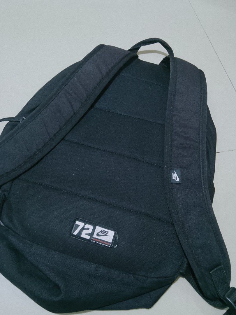 Nike Air Backpack (blk) (Category: Backpacks) located in Cagayan de Oro. Submitted by cjsthrifts (Listing ID 1468257072, Image 3). Description: Condition: Very good Dimes: Issue: zipper discoloration due to moisture (front zippers only works) Color rating: 9.5/10 Overall rating: 9/10 250+sf.