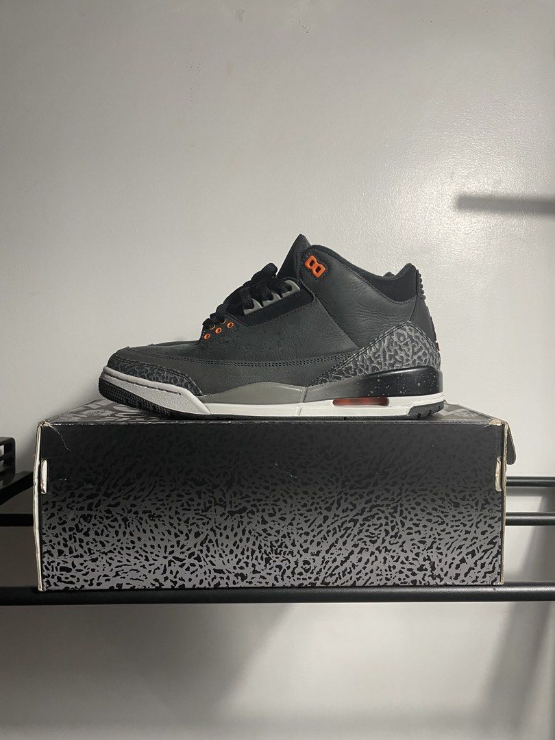Nike Air Jordan 3 Retro (Category: Casual Shoes) located in Rizal. Submitted by akoheats (Listing ID 1468189082, Image 3). Description: Excellent Condition ✨ Issue: Worn Once With Box✅ Size: 11US Issue:None! Authentic✅ Great Condition ✨ ❗️Check the item carefully before purchasing ❗️No returns or exchanges after purchase.