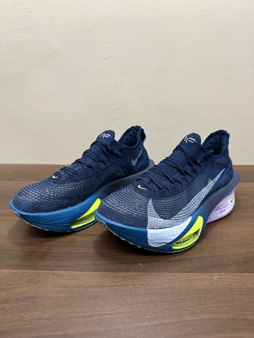 Nike Alphafly 3 (Category: Sneakers) located in Manila. Submitted by itsaladean (Listing ID 1468270321, Image 2). Description: Nike Air Zoom Alphafly 3 Colorway - (Obsidian/Doll/Persian Violet/Denim Turquoise/ Volt) Carbon Plated Road Racing Shoes Elite level super shoes Original Price: 14,495 Original from Nike App USED ONCE in a half marathon .