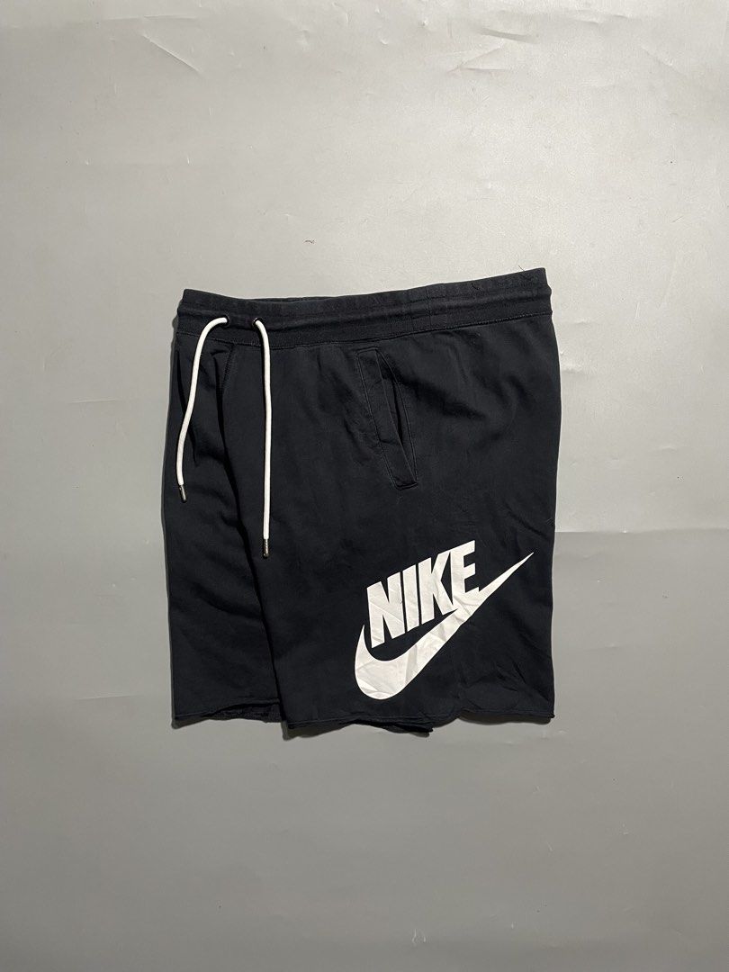 Nike Alumni Sweatshort - Black (Category: Shorts) located in Taguig. Submitted by sellnbustle (Listing ID 1468163376, Image 2). Description: Nike Alumni Sweatshort - Black Size Large 32-34 waist 18.5” length Good condition Minimal signs of usage Still presentable.