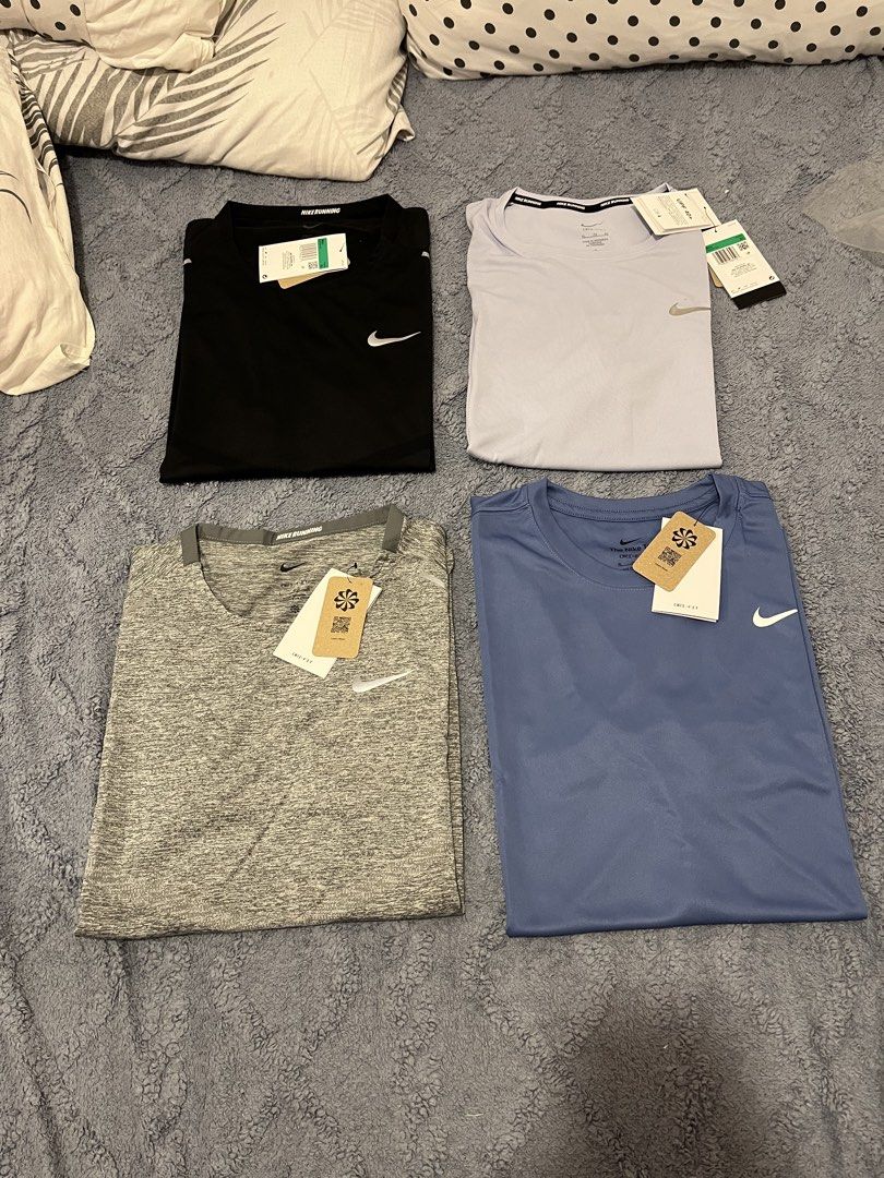 Nike Dri fit Tee’s (Category: Activewear) located in Manila. Submitted by trying2bbttr (Listing ID 1468145461, Image 1). Description: Brand new Available size - Large & Xlarge Can give discount if get more than 2.