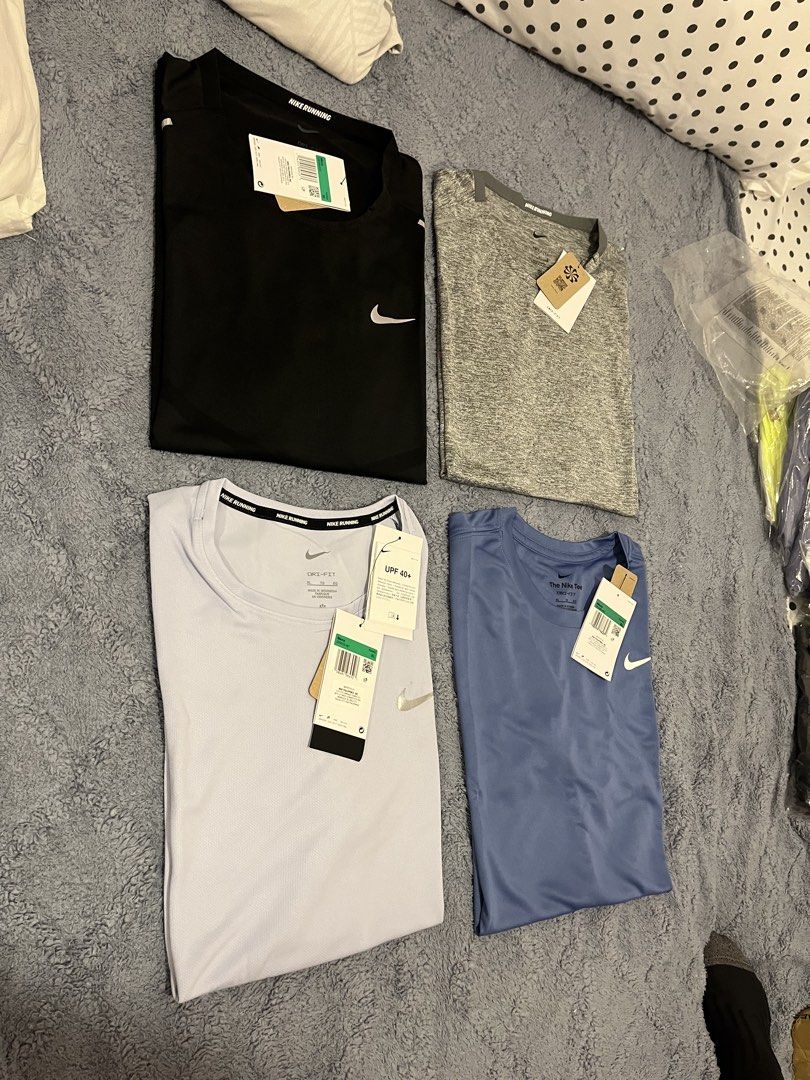 Nike Dri fit Tee’s (Category: Activewear) located in Manila. Submitted by trying2bbttr (Listing ID 1468145461, Image 2). Description: Brand new Available size - Large & Xlarge Can give discount if get more than 2.