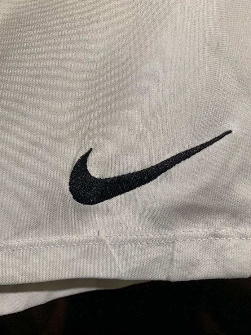 Nike Dri-Fit Shorts (White) (Category: Shorts) located in Taguig. Submitted by reused.unused (Listing ID 1468194648, Image 2). Description: Nike Dri-Fit Shorts (White) Embroidered Swoosh (Black) XL on tag 34in to 42in width (waist) 18in length (waist to hem) 14in width (leg opening) Issue/s: signs of usage -refer to photos for actual condition -refer to close up photo for actual color -pre-loved item so signs of usage is expected -for serious buy