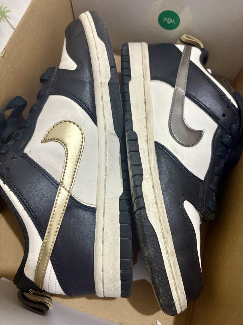 Nike Dunk Low Pull Tab (Category: Sneakers) located in Marikina City. Submitted by abbysellsanything (Listing ID 1468149262, Image 1). Description: COLOR: Off Noir / Summit White / Metallic Gold Star / Metallic Pewter - Size: GS US 5.5Y / UK 5 / 24CM NO BOX NEEDS CLEANING SLIGHTLY NEGOTIABLE FREE DELIVER VIA J&T CAN DO LALAMOVE BUT AT BUYERS EXPENSE .