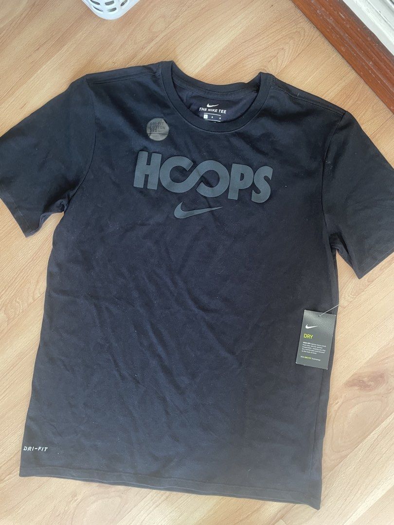 Nike Hoops Dri-Fit Tee - L (Category: Tshirts & Polo Shirts ) located in Cainta. Submitted by pnedp2022 (Listing ID 1468106649, Image 1). Description: - Brand: Nike Hoops - Color: Black - Size: Large (Athletic cut) - Condition: Brand new with original tags - Material/Tech: Dri-Fit technology to keep you dry and comfortable - Retail Price: $25.00 - Selling for just 800 pesos - Loc: Greenwoods Pasig/Cainta.