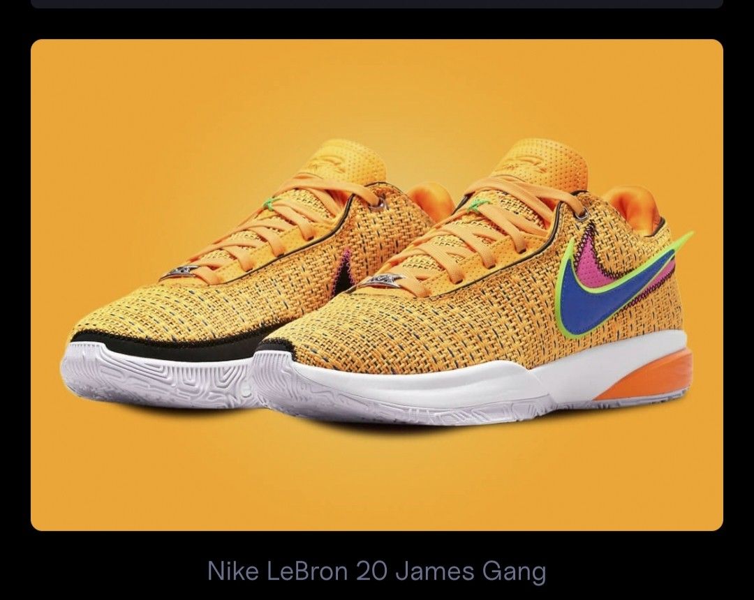 Nike LeBron 20 "Laser Orange" sneakers (Category: Sneakers) located in Manila. Submitted by myno23lenel (Listing ID 1468070265, Image 1). Description: For sale Nike LeBron 20 "Laser Orange" sneakers Size 12, snug fit, no box Authentic pair, Used but in good condition, rare color way, no sole sep, d pwede sa maselan, minimal drags,Goods na goods pa pang laro, Pm for nore details Selling cheap 2.3k only fixed Location Fairview.