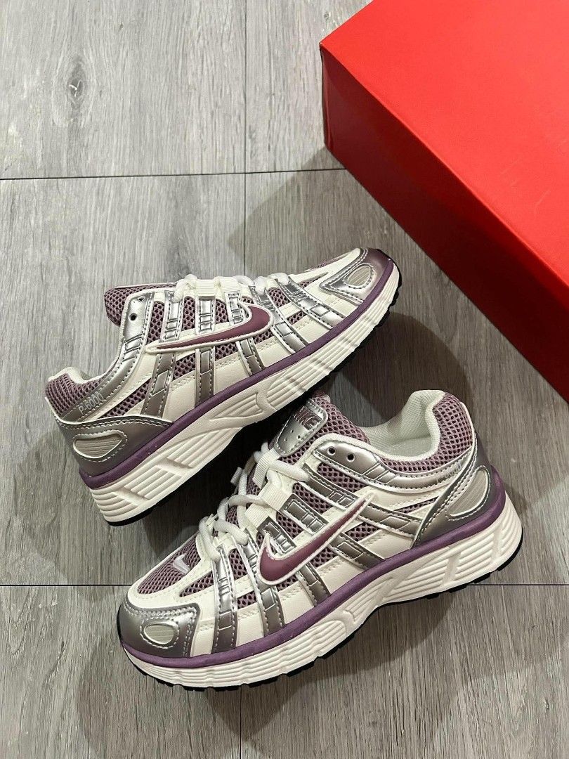 Nike P-6000 Sneakers Multiple Colorways Available (Category: Sneakers) located in Rizal. Submitted by sakre (Listing ID 1468170027, Image 2). Description: - Brand: Nike - Model: P-6000 - Available Colourways: Metallic silver with pink, brown, and metallic white - Materials: Breathable mesh upper with synthetic leather overlays - Comfort: Thick cushioned foam midsole for all-day wear - Style: Chunky retro runner aesthetic - Condition: Clean condit