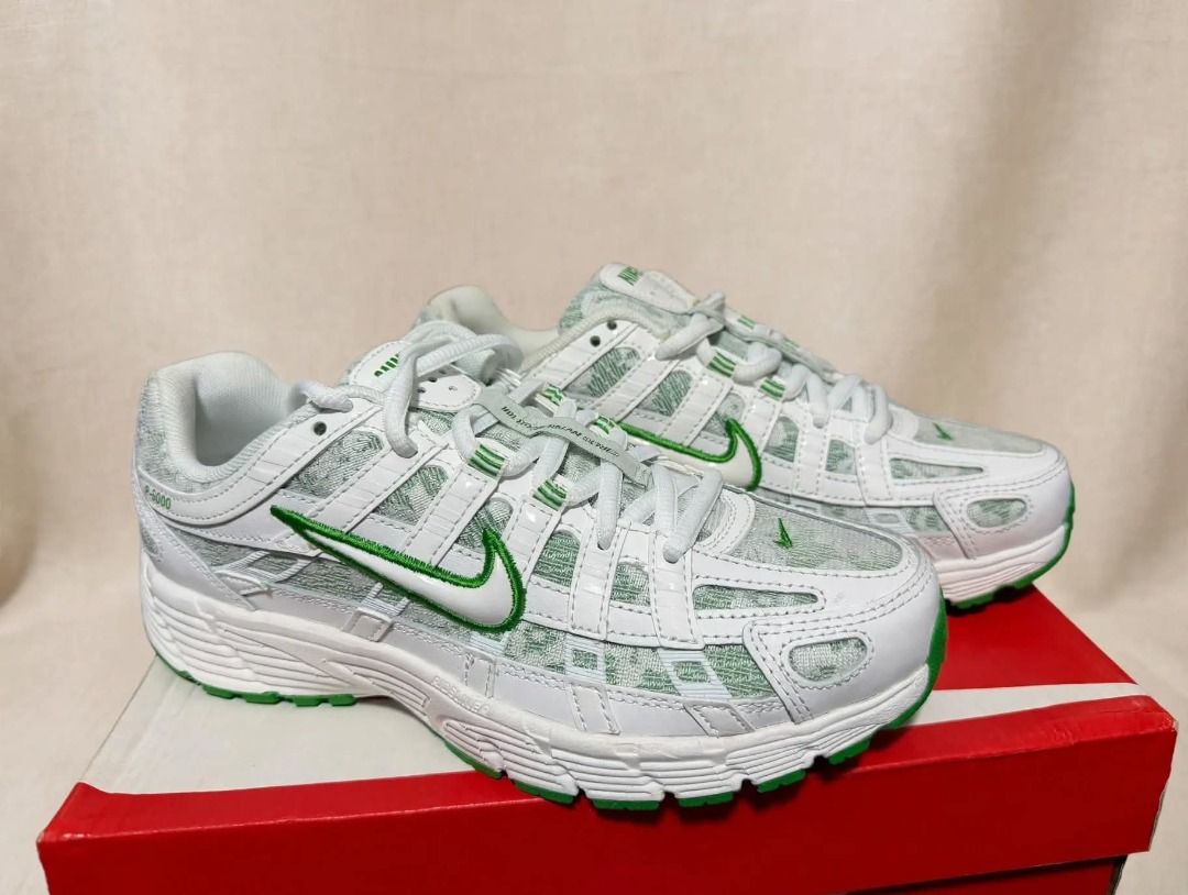 NIKE P-6000 White/Kelly Green (Category: Shoe inserts) located in Rizal. Submitted by hiraya16 (Listing ID 1468071365, Image 1). Description: Original Price 6,000 ❎ Size : Womens 5.5/ Womens 8 Onhand ready to ship DM us for inquiries. ✉️.