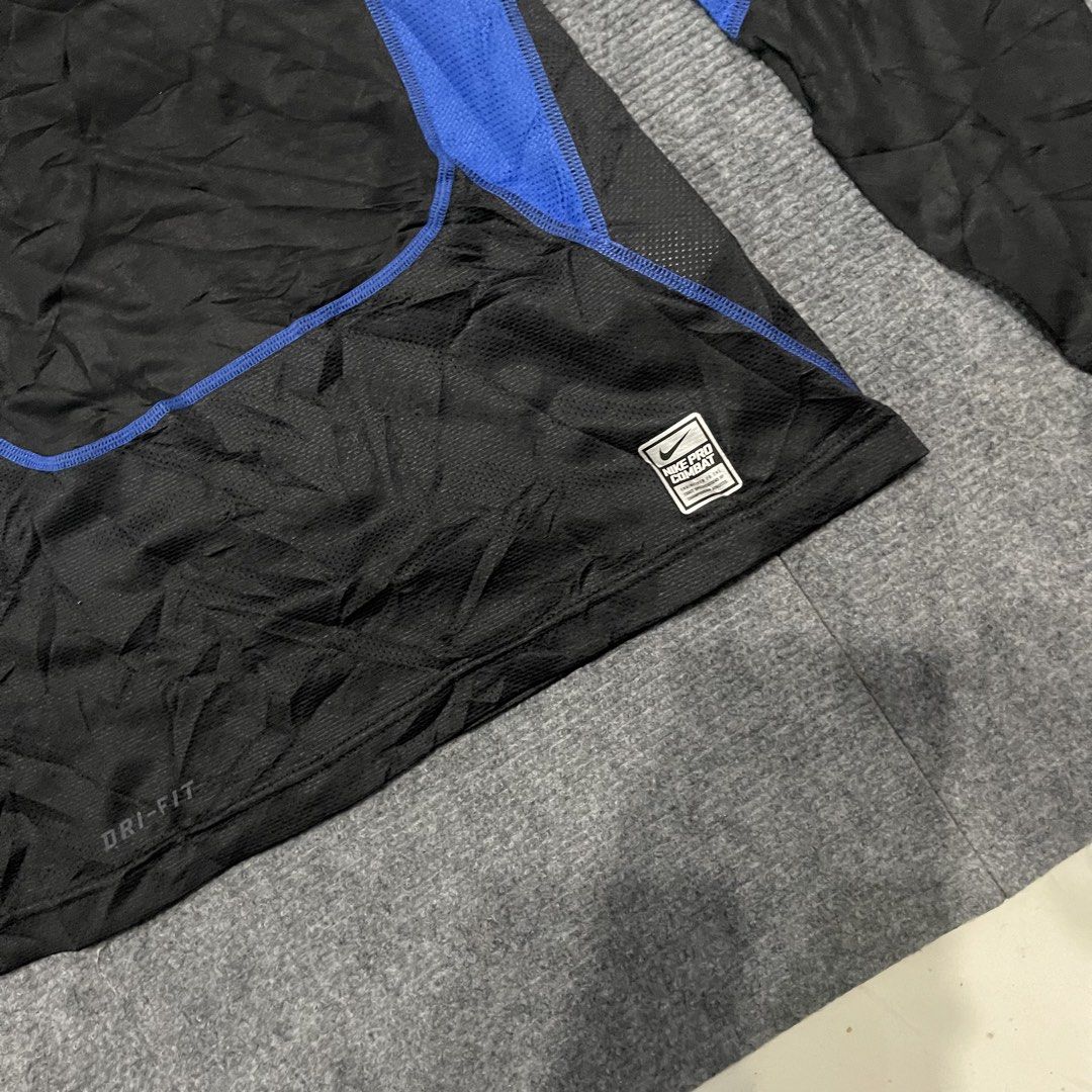 Nike pro compression (Category: Activewear) located in Butuan. Submitted by cgsayas20083001 (Listing ID 1468165551, Image 3). Description: NlKE Pro Combat Dri-FIT Hypercool long-sleeve compression Size large on tag Dimes 17x26 No issue as new condition Price pm me.