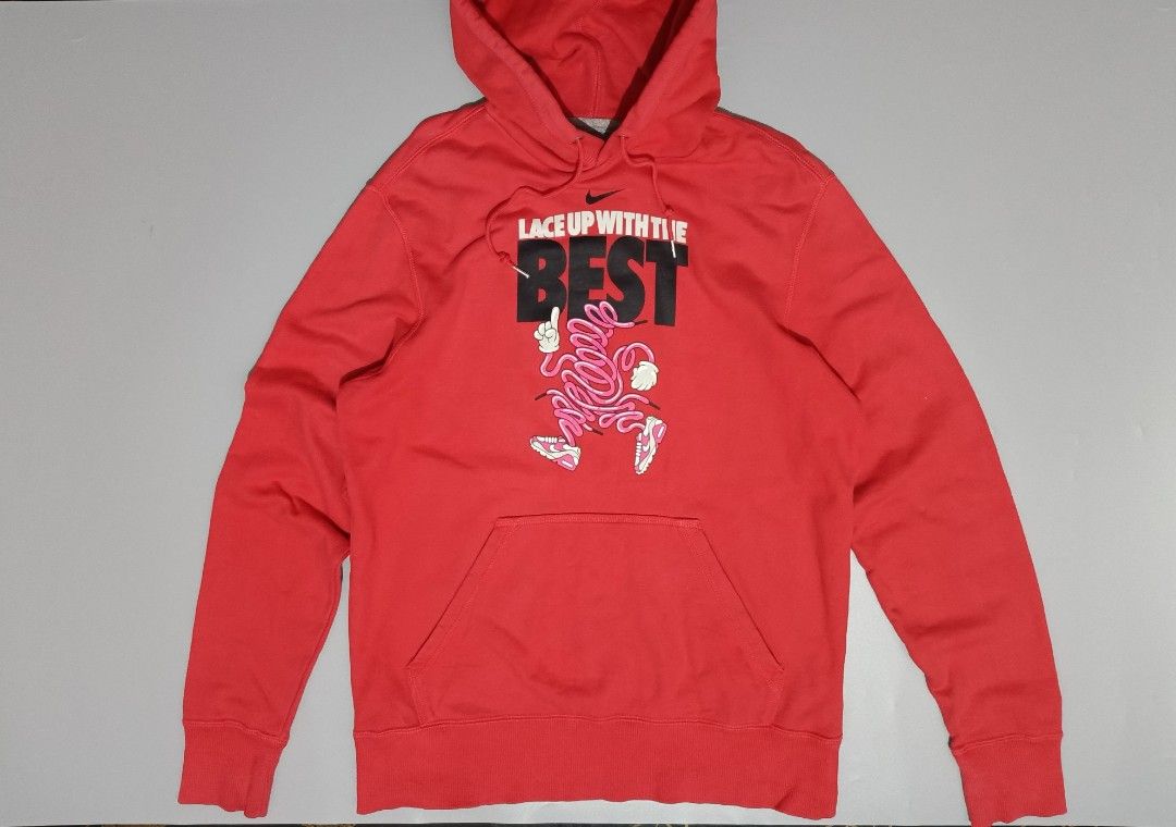 Nike Red Hoodie (Category: Hoodies) located in Pasig City. Submitted by lemuel29 (Listing ID 1468268613, Image 3). Description: Nike Red Hoodie Size: Large MOD: Lalamove or J&T Pm for more info!.