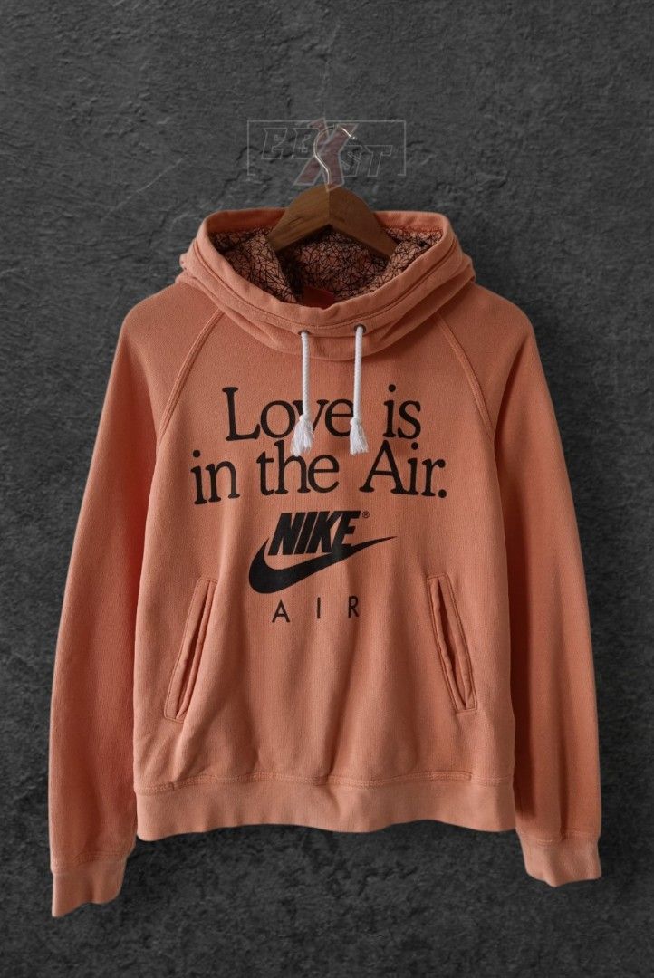 NIKE RU FUNNEL HOODIE JACKET (Category: Coats, Jackets and Outerwear) located in Baguio. Submitted by ebxst_thrift (Listing ID 1468236553, Image 3). Description: NIKE RU FUNNEL HOODIE JACKET •Size: M-L ft. •Brand: NIKE •Color: Pastel Orange •Best fit for Womens •Excellent condition Please manage your expectations: All items are thrifted/preloved. Minor signs of previous use may be present, however these do not affect wearability unless otherwise 